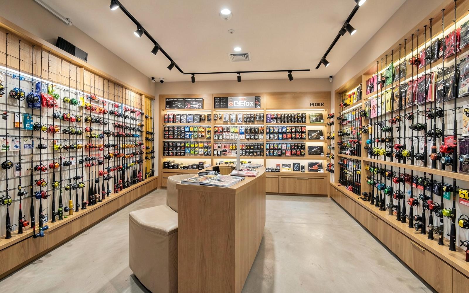Inside the GoFish Trading tackle shop